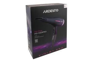 Фен Violet PRO чорний 2швидкості дифузор 1850-2200Вт Ardesto