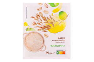 Каша вівсяна швидкого приготування "Класична" ТМ "Премія" 40г