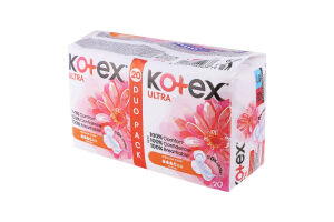 Прокладки гігієнічні ультратонкі Normal Ultra Kotex 20шт