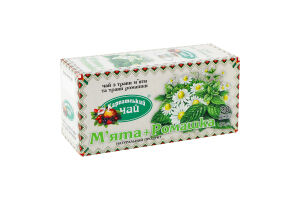 Чай Мята + Ромашка Карпатський чай к/у 20шт