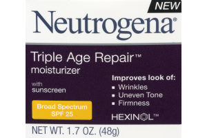 Neutrogena Triple Age Repair Moisturizer with Sunscreen Broad Spectrum SPF 25