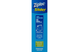 Ziploc Slider Stand & Fill Bags Freezer Gallon - 45 CT