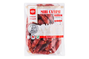 Ковбаски з м'яса птиці Міні салямі М'ясна Гільдія в/с с/к кг