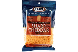 Kraft Finely Shredded Sharp Cheddar Cheese
