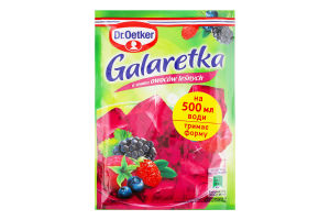 Желе зі смаком лісових ягід Galaretka Dr.Oetker м/у 72г