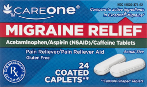 CareOne Migraine Relief - 24 CT