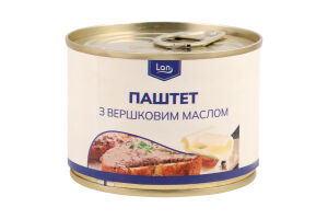 Паштет со сливочным маслом Lan ж/б 200г