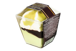 Морозиво 8% вершкове зі смаком фісташки з соусом Фісташка та соусом з какао Маскарпоне Gel’Amo ст 150г