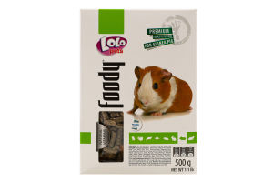 Корм д/морських свинок 500г Lolo Pets