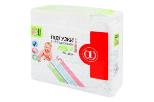 Подгузники для детей 11-25кг 5 Junior ТМ "1" 40шт