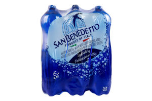 Вода минеральная газированная натуральная столовая San Benedetto п/бут 1.5л