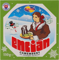 Сир Камамбер Encian з зеленим перцем 45% 110г Tami