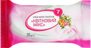 Крем-мило Семерка 70 г Квітковий мікс