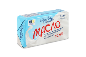 Масло солодковершкове 72.6% Крестьянское Дари Карпат м/у 180г