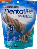 Purina DentaLife Advanced Clean Oral Care Dog Treats Chews Small/Medium - 5 CT