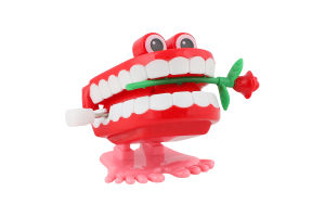 Іграшка заводна Щелепа з трояндою