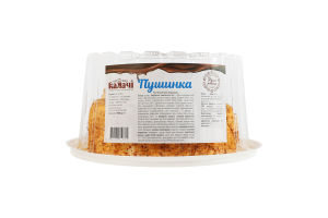 Торт бисквитный Пушинка Калачі п/у 500г