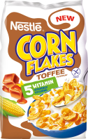 Сніданок сухий готовий зі смаком тофі з вітамінами Corn flakes м/у 400г