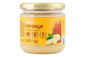 Горчица с медом и имбирем Novus с/б 200г