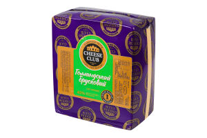 Сыр 45% твердый Голландский брусковый Cheese Club кг