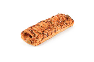 Ролл с сосиской в зерновом тесте с горчицей Danish 140г