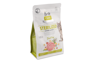 Корм д/стерилізованих котів Стерілайзд з свининою сухий 400г Бріт Кеа