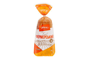 Хлеб нарезанный ломтиками Фермерский Київхліб м/у 500г