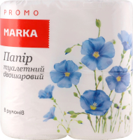 Бумага туалетная 2-х слойная Marka Promo 8шт