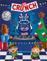 Набор фигур из молочного шоколада с рисовыми криспами Адвент календарь Crunch к/у 182г