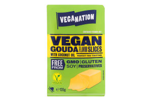 Скибочки веганські Veganation зі смаком гауди