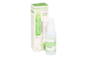 Спрей з хлорофіліптом Бактероцид 50мл