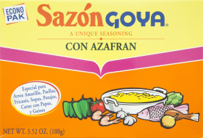 Goya Sazon Con Azafran Seasoning