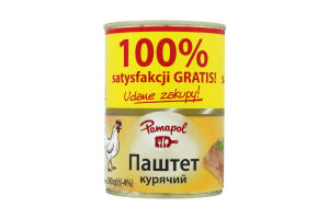Паштет курячий Pamapol з/б 390г