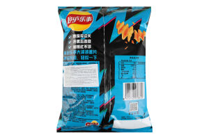 Чипси Lays картопляні хвилясті смак смаж кальмара