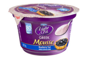 Dannon Light & Fit Greek Mousse Yogurt Blueberry Tart
