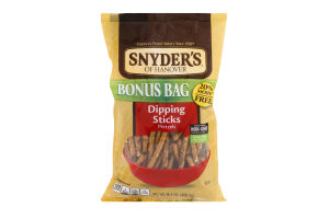 Snyder's of Hanover Pretzels Dipping Sticks Bonus Bag