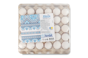 Яйца куриные пищевые столовые первой категории Птахофабрика Україна к/у 30шт