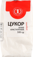 Цукор білий кристалічний ТМ "1" м/у 500г