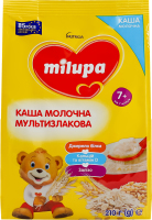 Каша молочна суха для дітей від 7міс швидкорозчинна мультизлакова Milupa м/у 210г