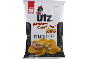 Utz Southern Sweet Heat BBQ Potato Chips Family Size