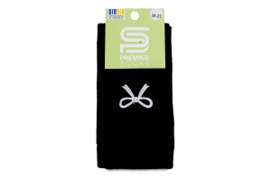 Гольфи дит Premier socks вишит бантик чорн р.20-22