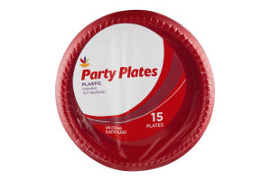 Ahold Plates Party Plastic 9 Inch - 15 CT