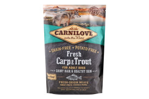 Корм д/собак Фреш з коропом та фореллю сухий 1,5кг Карнілав