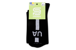 Шкарпетки дит Premier socks Економ UA чорн р.20-22