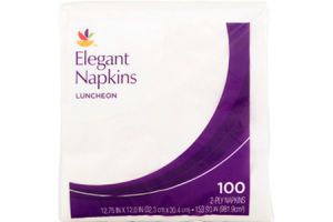 Ahold Elegant Luncheon Napkins - 100 CT