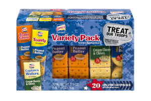 Lance Cracker Sandwiches Variety Pack - 20 PK