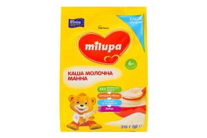 Каша молочна манна від 6місяців 210г Milupa