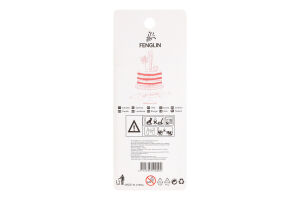 Свеча-цифра золото 9.5см №KYYW143 Ноль Fenglin 1шт