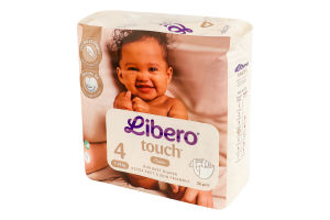 Трусики-підгузники для дітей 7-14кг 4 Touch Libero 36шт