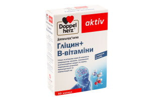 Гліцин+В-вітаміни 30капсул Doppelherz Aktiv